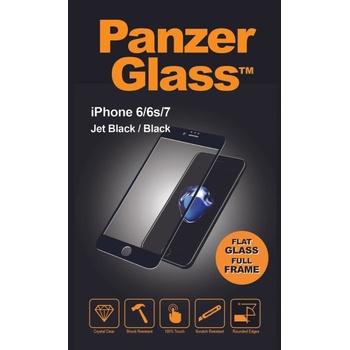 PanzerGlass Tvrdené sklo, Case Friendly pre iPhone 8/7/6S/6, čierna 2618