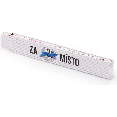 Metrie Block 52 Skládací metr s potiskem Za 2. místo 2 m