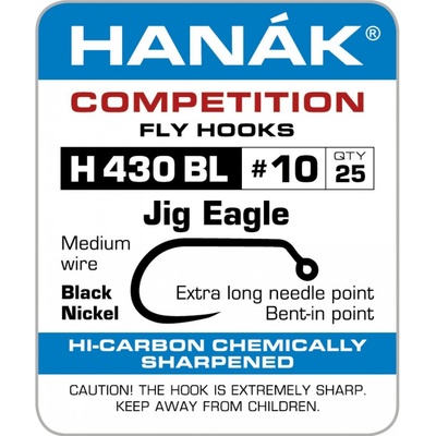 Hanák Competition muškařské H 430 BL Jig Eagle vel.12 25 ks
