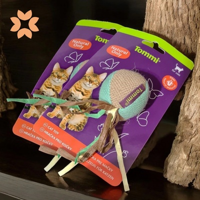 Natural Only míček s pentlemi 15cm