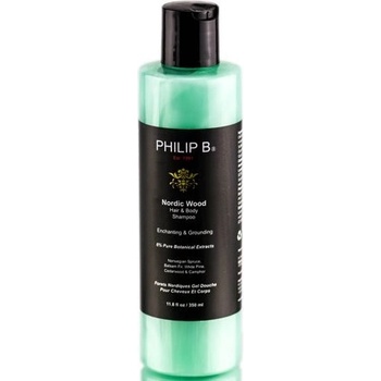 Philip B. White Label Nordic Wood čistiaci šampón na telo a vlasy 350 ml
