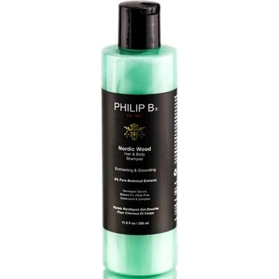 Philip B. White Label Nordic Wood čistiaci šampón na telo a vlasy 350 ml