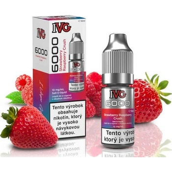 IVG 6000 Salt Strawberry Raspberry Crush 10 ml 10 mg