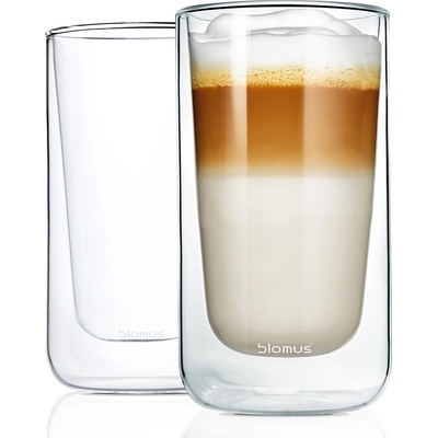 Blomus Sada termosklenic café latte Nero 2 x 320 ml