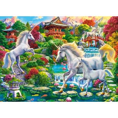 Castorland - Puzzle Unicorns in a magical garden - 300 piese