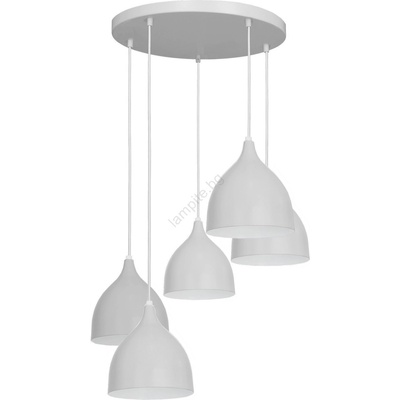 Luminex Пендел NOAK 5xE27/15W/230V сив (LU3715)