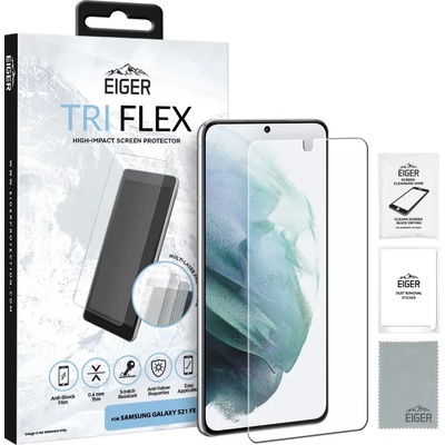 Eiger Eiger Tri Flex High-Impact Film Screen Protector (1 Pack) for Samsung Galaxy S21 FE (EGSP00766)