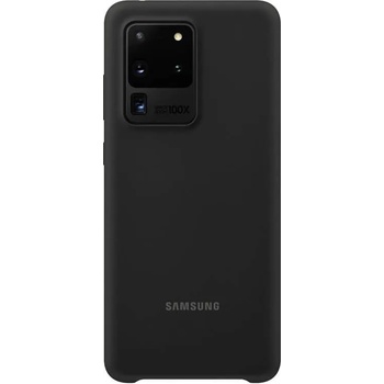 Samsung Silicone Cover Case EF-PG988TB - оригинален силиконов кейс за Samsung Galaxy S20 Ultra (черен)