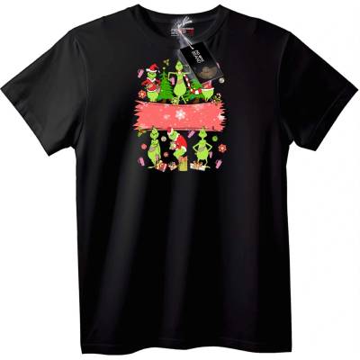 NOONEBRAND Тениска Grinch Коледа - 2XL, White