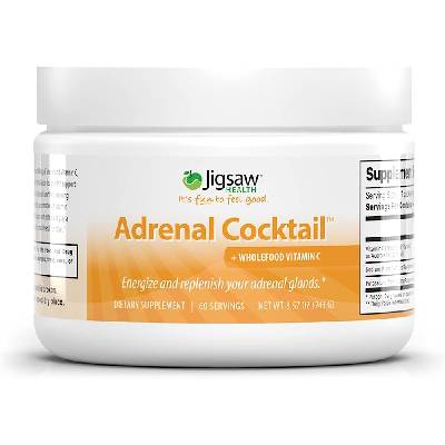 Jigsaw Health | Adrenální koktejl s vitaminem C Obsah: 240 g - 60 dávek vyvážená reakce na stres a produkce energie - 4 g, 240 g, 60 ks