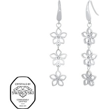 CRYSTalp Visací náušnice s krystaly Swarovski Formentera 42428.E