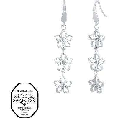 CRYSTalp Visací náušnice s krystaly Swarovski Formentera 42428.E