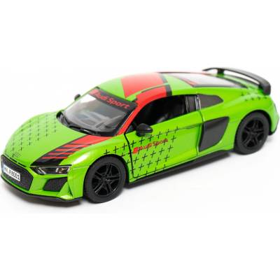 Kinsmart Метална количка Kinsmart Livery Edition - 2020 Audi R8 Coupe, 1: 36, зелена (52123)