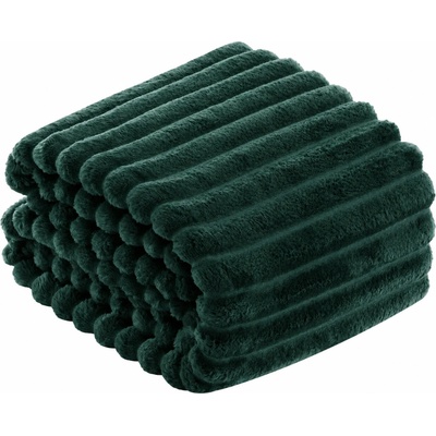 Posteloholici 1273118 Hřejivá deka z mikrovlákna Nuvio zelená 160x200