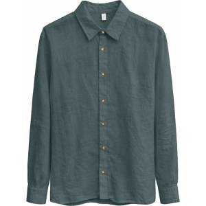 Mazine Мъжка риза с копчета Mazine Classic Linen Shirt - Bottle (033-3223-0111)