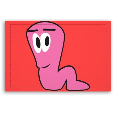 Fotoobraz 60x40 cm malý Worm