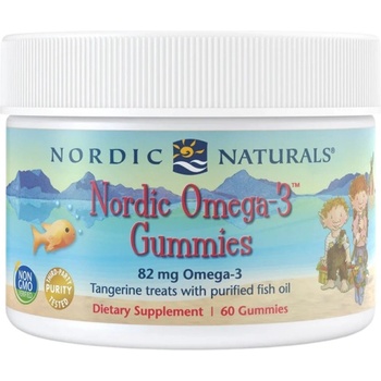 Nordic Naturals Nordic Omega-3 Gummies 82 mg [60 желирани бонбони] Мандарина