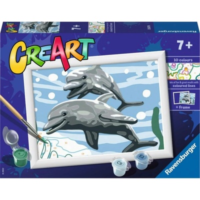 Malování CreArt pro děti Delfíni