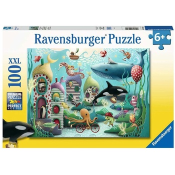 Ravensburger Пъзел Ravensburger от 100 XXL части - Подводни чудеса (12972)