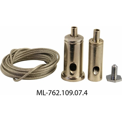 ML-762.109.07.4 Sada k zavěšení pro ZN, ZR, ZQ (1x koncovka, 1x úchyt, 1x lanko 2 m)