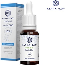 Alpha-CAT CBD Konopný olej 10% 1000 mg 10 ml
