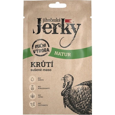 Jihočeské Jerky Krůtí natur 15 x 20 g