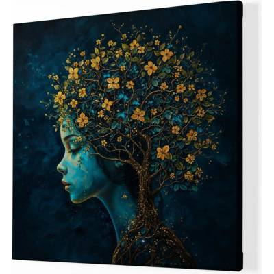 Obraz na plátně - Strom života Snící Astrael FeelHappy.cz Vyberte rozměr obrazu (šířka x výška): 40 x 40 cm