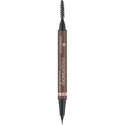 essence Microblading ceruzka na obočie so štetčekom 04 Dark Brown 0,6 ml