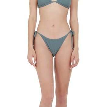 Fundango Innisfil II Tie Side Jacquard bikini bottom - Grey (Khaki)