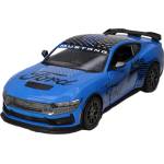 Kinsmart Метална количка Kinsmart Livery Edition - 2024 Ford Mustang Dark Horse, 1: 38, синя (54140)