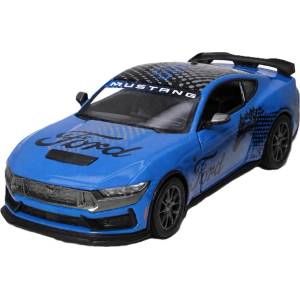 Kinsmart Метална количка Kinsmart Livery Edition - 2024 Ford Mustang Dark Horse, 1: 38, синя (54140)