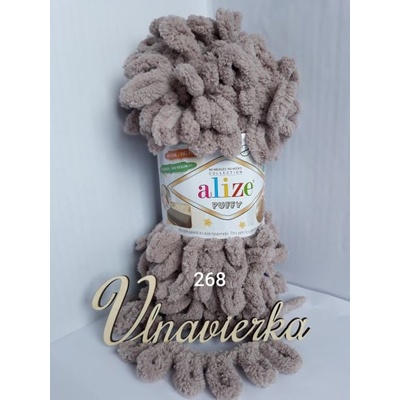 Alize Puffy 268 hnedá