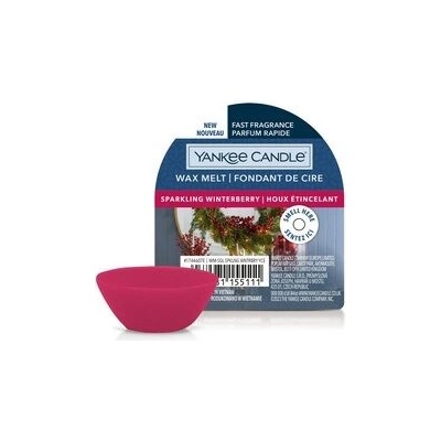 Yankee Candle vonný vosk Sparkling Winterberry Jiskrné zimní bobule 22 g