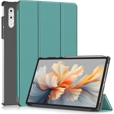 Vsetkonamobil 104436 LEATHER Zaklápací kryt pre Lenovo Yoga Tab Plus zelený