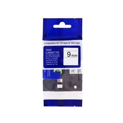 Kompatibilná páska BROTHER TZ221 čierne písmo, biela páska Tape (9mm) ECO-TZE-221