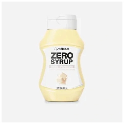 GymBeam Sirup ZERO bílá čokoláda 350