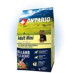 ONTARIO Adult Mini Lamb & Rice - пълноценна храна за пораснали кучета от малки породи с агне и картофи 2, 25 кг, Чехия 214-10595