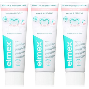 Elmex Sensitive Professional Repair & Prevent паста за зъби за чувствителни зъби 3x75ml