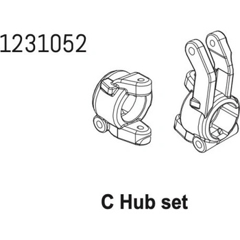 Absima 1231052 C-Hub Set CR4.4