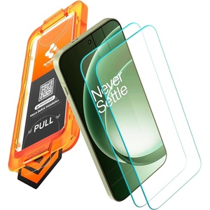 Spigen Стъклен протектор Spigen Glas. tR Align Master S (2 броя в комплект) (AGL11398) - OnePlus 15R - Прозрачен