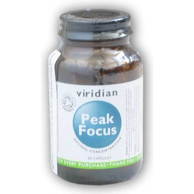 Viridian Peak Focus Organic Normálne kognitívne funkcie 60 kapsúl
