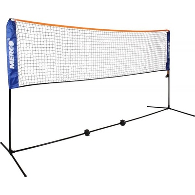Merco badminton/tenis set stojany na kurt vč. sítě