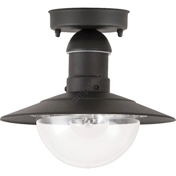 Brilagi - Външно таванно осветително тяло MOLDE 1xE27/60W IP44 черно (BG2663)