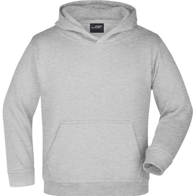 Daiber JN 47K dětská mikina s kapucí grey heather