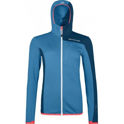Ortovox dámská mikina FLEECE LIGHT GRID HOODED JACKET modrá