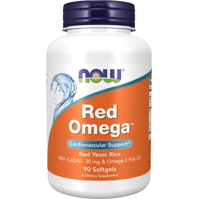 NOW NOW Red Omega (Red Yeast Rice), 90 Softgels