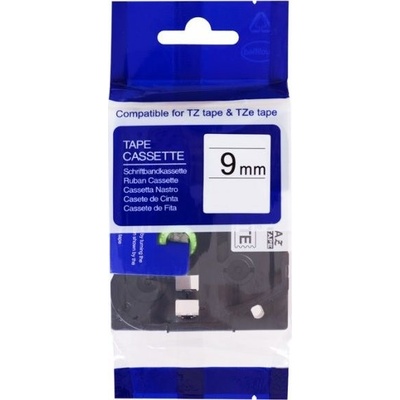 ECODATA kompatibilná páska pre BROTHER TZE-221, TZE221 čierne písmo, biela páska Tape (9mm)