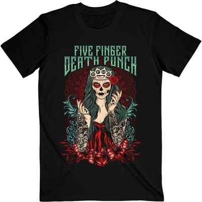 Five Finger Death Punch Lady Muerta Black S Риза (FFDPTS18MB01)