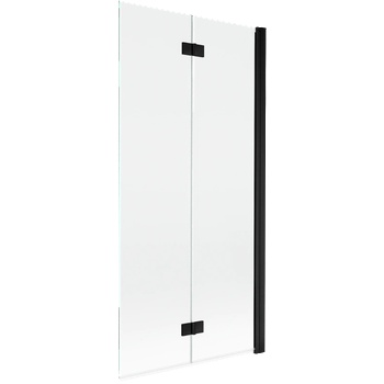Mexen Mist параван за вана, 2-крилен, десен, 90 x 150 см, прозрачен, черен - 8A9-090-002-70-00-P (8A9-090-002-70-00-P)