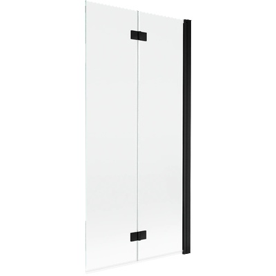 Mexen Mist параван за вана, 2-крилен, десен, 90 x 150 см, прозрачен, черен - 8A9-090-002-70-00-P (8A9-090-002-70-00-P)